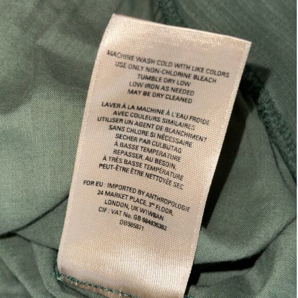 Anthropologie Hei Hei Hilltop Olive Green Bomber Jacket Small Lightweight Boho - Picture 11 of 12